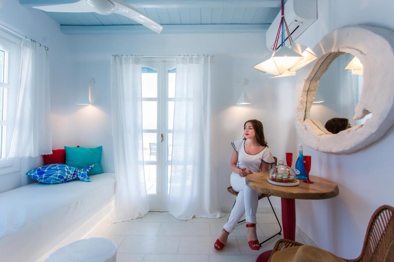 Naxian Riviera Exclusive Seafront Suites, Junior Suite Agios Prokopios  Exterior foto